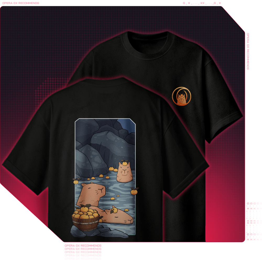 GX Capybara Mod T-Shirt - GX.gear